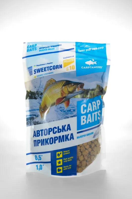 PELLETS, SWEETCORN, Розчинні, 10мм