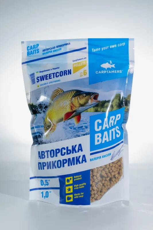 PELLETS, SWEETCORN, Розчинні, 6мм