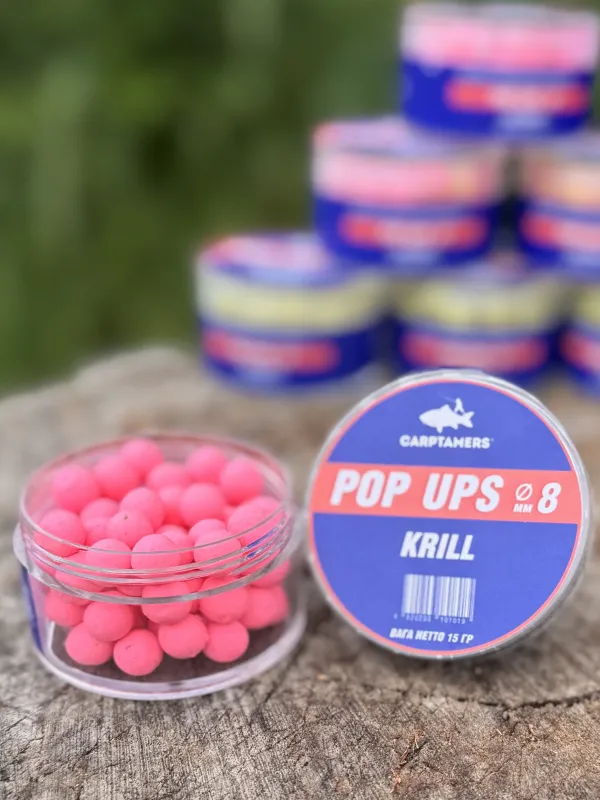 POP UPS, KRILL, pink, 8мм