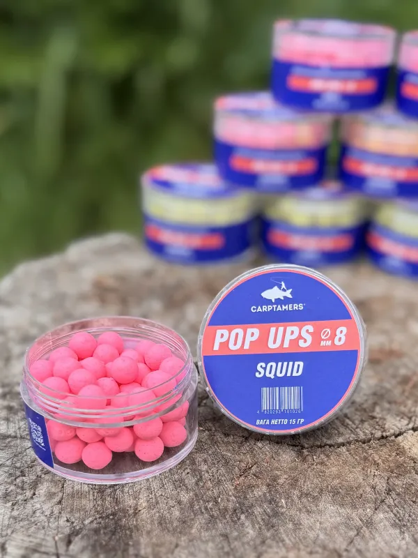 POP UPS, SQUID, pink, 8мм