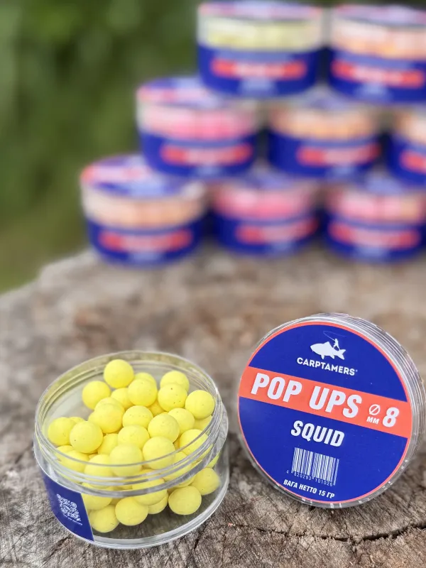 POP UPS, SQUID , yellow, 8мм